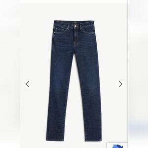 Womens Seven 7 For All Mankind Roxanne Skinny Ankle Medium Low Rise 27x26